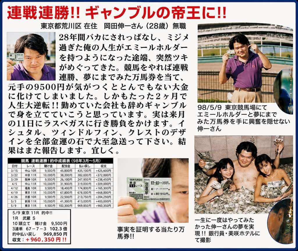 万札風呂、ルミエール、幸運呼ぶ